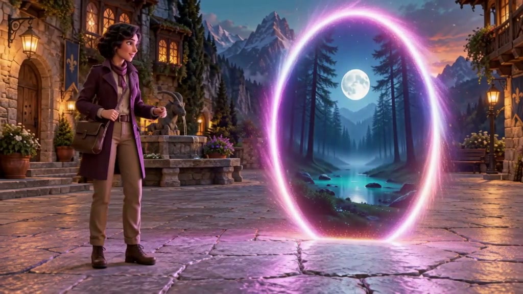 An alpine portal