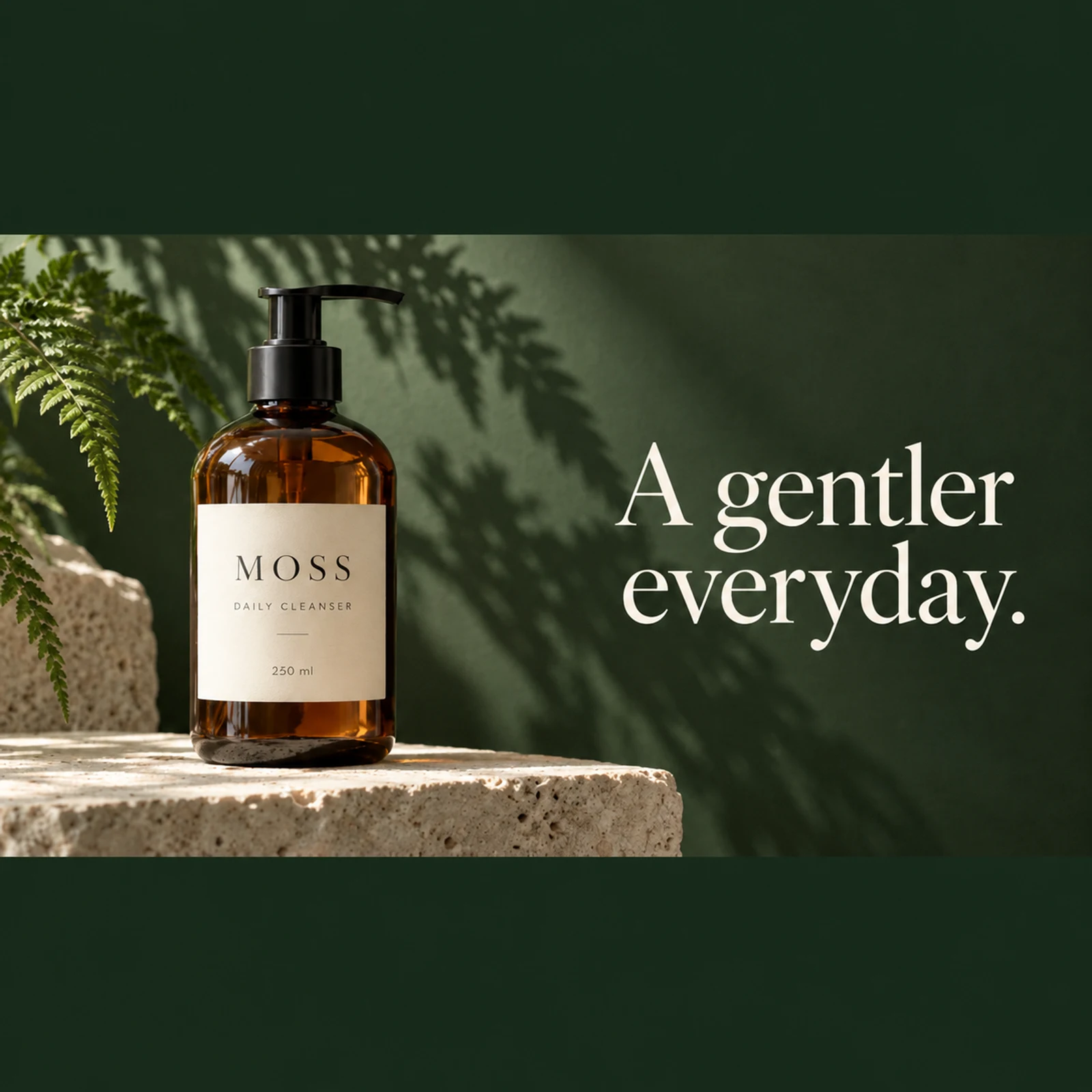 A cleanser product photo compared with its actual 2K enlarged result